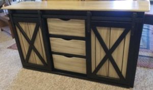 Custom Finished Entertainment Console Table in Blairsville, GA