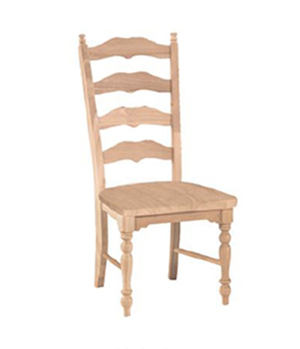 Maine Ladderback Unfinished Dining Chair Set